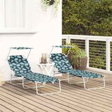  Ležaljka 2 pcs Zelena 58 x 188 x 77cm Poliester | Eponuda.ba