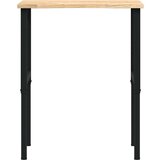 vidaXL Delovna miza 80x60x(71,5-98) cm trdna hrastovina | Shoptok.si