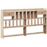 vidaXL Krevet s regalom za knjige bez madraca 180x200 cm od borovine | shoptok.hr