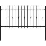  Ograda sa šiljcima Asten Crna 200 x 150 cm | shoptok.hr