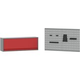  Set radnih ormarića s ladicama s policom 5 pcs Crvena | shoptok.hr