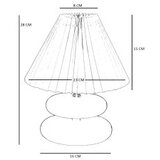 Opviq 8901-5 creamoak table lamp | ePonuda.com