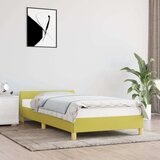  Okvir kreveta bez madraca zeleni 100x200 cm od tkanine | shoptok.hr
