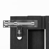  Vrtna vrata od WPC-a 100 x 80 cm siva | shoptok.hr