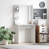  Stol s policom Bijelo 78,5 x 37 x 154,5 cm Konstruirano drvo | shoptok.hr