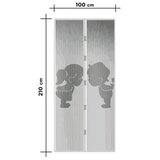 Delight magnetna zavesa proti komarjem za vrata 100 x 210 cm fant + punca | Shoptok.si