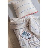 Mette Ditmer Denmark Plava/bež posteljina za krevet za jednu osobu od pamučnog satena 140x200 cm Align – | shoptok.hr