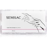 Semilac Accessories Slim Tips nalepke za nohte s podaljšanim učinkom 240 kos | Shoptok.si