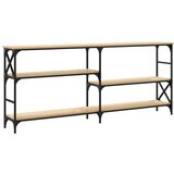 Konzolni stol boja hrasta 180x29x76,5 cm konstruirano drvo | shoptok.hr