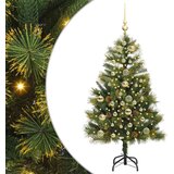 vidaXL Umjetno zložljivo božićno drevo s stožci Zelena 150 cm | Shoptok.si