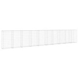  Gabionski zid s poklopcima od pocinčanog čelika 600 x 30 x 100 cm | shoptok.hr