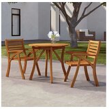 Vrtni stol Ø 85 cm od masivnog bagremovog drva | shoptok.hr