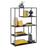 CARRYHOME regal 85/126/35 cm črna Cene