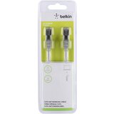 Belkin A3L981BT01M-H-S RJ45 omrežni kabel\, Patch kabel CAT 6 S/FTP 1.00 m siva z zaščitnim zapornim zatičem 1 kos, (20418279) | Shoptok.si