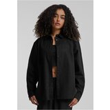 Urban Classics Women's linen mixed oversized shirt black Cijene