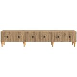 TV ormar Hrast artisan 147 x 34,5 x 30 cm Konstruirano drvo | Eponuda.com