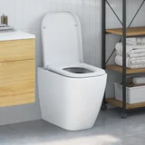 vidaXL Bijela Plastika Standard WC sjedalo Ostalo Moderno
