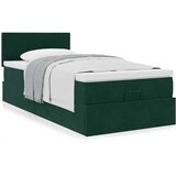  Otomanski krevet s madraca tamnozeleni 120x190 cm baršunasti | Eponuda.com