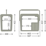 Dometic CFF-18 Kompresorski hladnjak 19 12/24/230V, litara 97000133105 | shoptok.hr