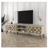 Hanah home class - travertine travertine tv stand | ePonuda.com