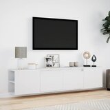  Zidni TV ormarić s LED svjetlima bijeli 180 x 31 x 39,5 cm | Eponuda.ba
