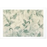  Plakat - Watercolor Green-Beige Leaves 90x60 Bez okvira s margom | shoptok.hr