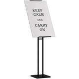  Stalci za sajmove 2 pcs Crna 26.5 x 26.5 x 127 cm Željezo Slike