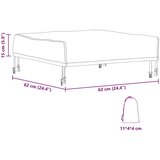 vidaXL Navlaka za vanjski namještaj 62 x 62 x 15 cm | shoptok.hr