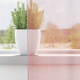 Voile zavjese s ušicama 2 kom svijetlo ružičaste 140x140 cm | shoptok.hr