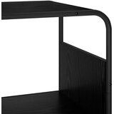  Visoka komoda Crni hrast 80 x 37.5 x 144 cm Prerađeno drvo - Crni hrast 80 x 37.5 x 144 cm | shoptok.hr