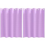 vidaXL Zavese za zatemnitev z obroči 2 pcs Vijolična 140 x 140 cm, (5000149126) | Shoptok.si