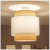Brilagi LED plafonski luster CERIA 1xE27/60W/230V prečnik 40 cm bež/bela u