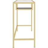  Računalniška miza prozorna 100x36x74 cm kaljeno steklo, (20787532) | Shoptok.si