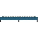  Spring Postelja brez vzmetnice Temno modra 90x210 cm Žamet, (21792829) | Shoptok.si
