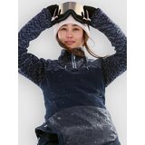 Roxy Sayna Half Zip Sweater true black roxygram tonal | shoptok.hr