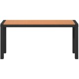  Vrtna klupa Smeđa 100 x 28 x 45cm Čelik | Eponuda.ba