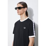 Fred Perry Taped Ringer T-shirt Black | Shoptok.si