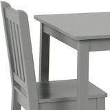 Kinder_Home Kinder home Dečiji drveni sto sa 2 stolice, set za učenje, c | ePonuda.com