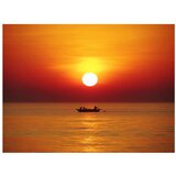  Tapeta - Sunset with fishing boat 350x270 | shoptok.hr