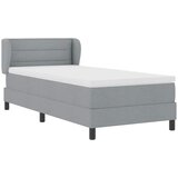 Krevet s opruga kutije Svjetlosiva 90 x 190 cm tkanina | Eponuda.ba