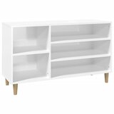 Maison Chic Omarice za obutev - Kopa za čevlje visok sijaj bela 102x36x60 cm inženirski les, (21777416) Cene
