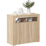  Komoda s LED svjetlima boja hrasta sonome 80 x 35 x 75 cm | shoptok.hr