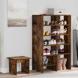  Ormar za cipele 2 pcs Dimljeni hrast Konstruirano drvo | shoptok.hr
