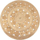  Ukrasni pleteni tepih od jute 120 cm okrugli | shoptok.hr