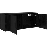  Zidni TV ormar set Zidne 2 pcs Crni hrast 100 x 34,5 x 40 cm | shoptok.hr