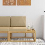  Zunanji končni kavč Bela 91 x 63 x 73 cm Masiven les akacije, (5000270039) | Shoptok.si