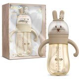 Neno MIO Rabbit 3u1 bočica za hranjenje 300 ml, Brown | shoptok.hr