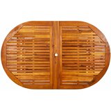  Set za blagovanje u vrtu od 5 dijelova Prirodna | shoptok.hr