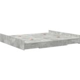  Postelja z dodatnim prostorom za shranjevanje Betonsko siva, (5000125820) | Shoptok.si