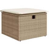  8-dijelni set vrtnih sofa od poliratana s jastucima bež | shoptok.hr